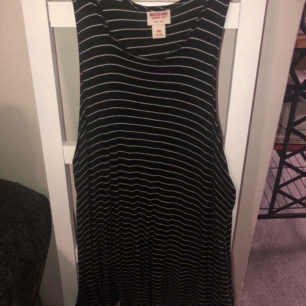 Black Striped Tank